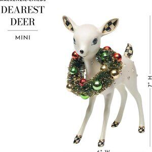 New Dearest Deer Statue, Christmas Indoor Home Decor, Holiday Deer Decor